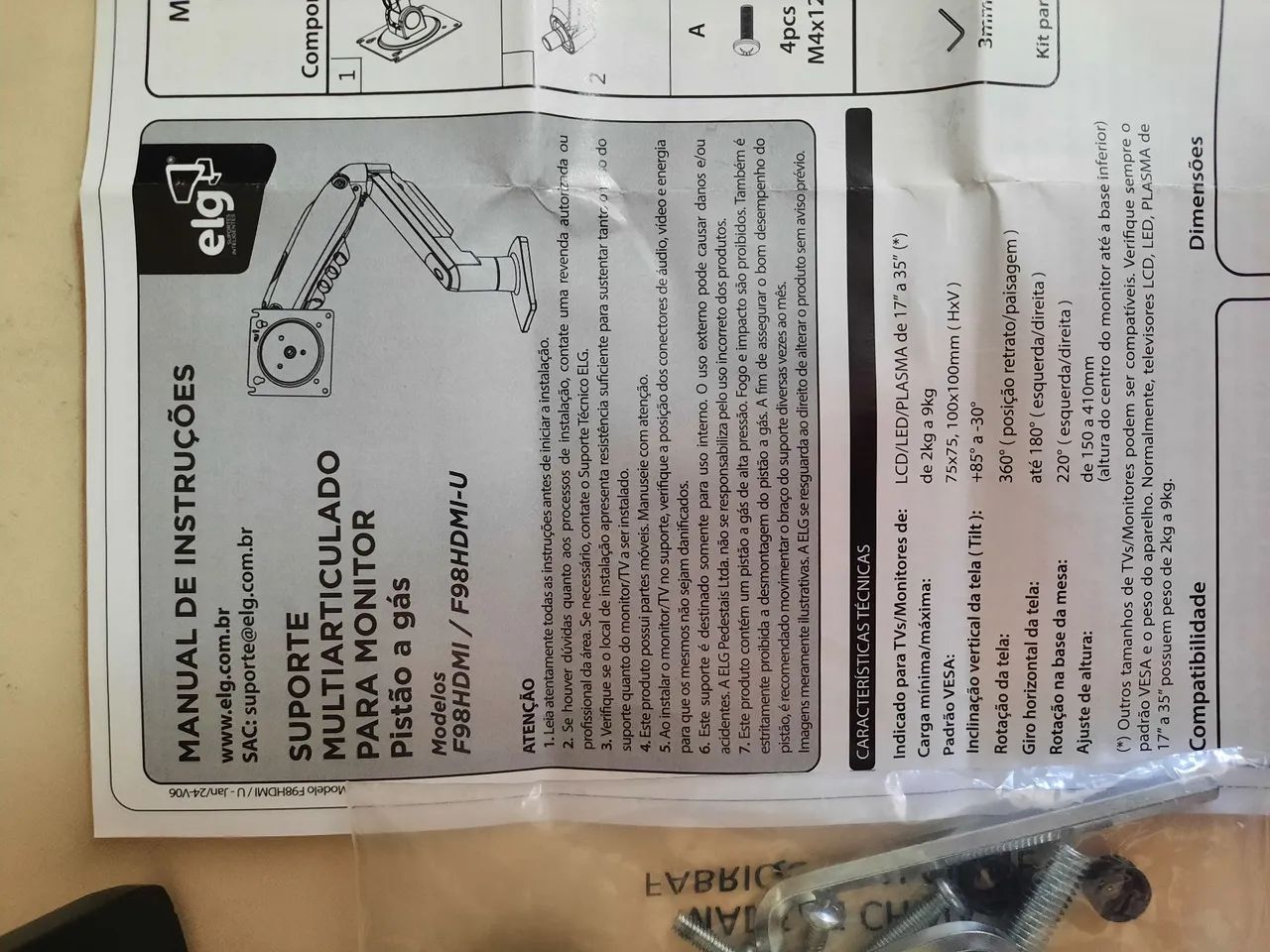 Suporte multiarticulado ELG - Foto 5