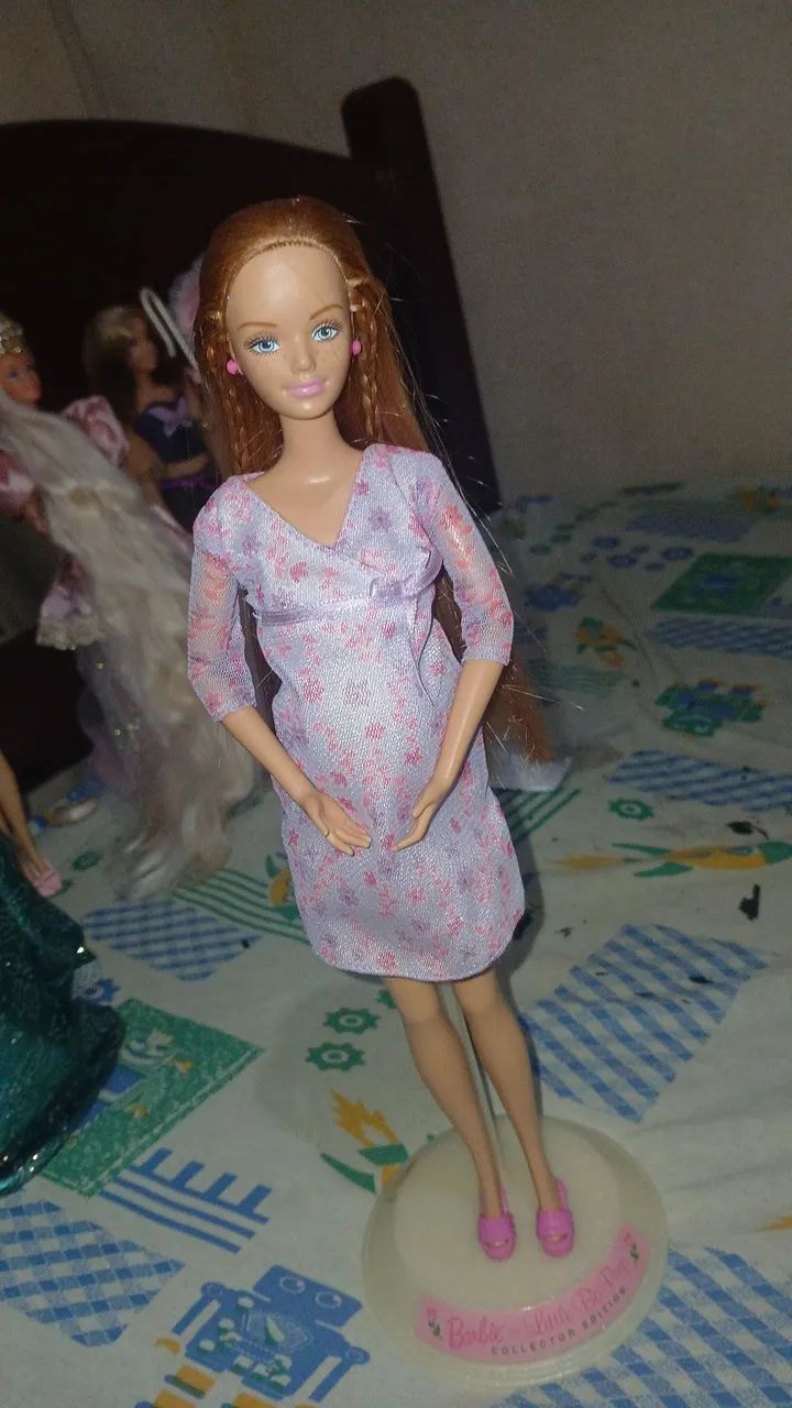 Boneca Barbie Midge grávida antiga happy family  - Foto 3