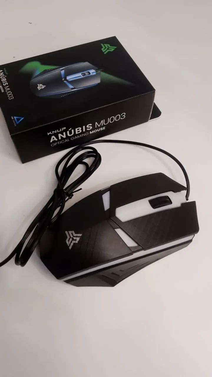 Mouse Gamer Simples RGB - Foto 3