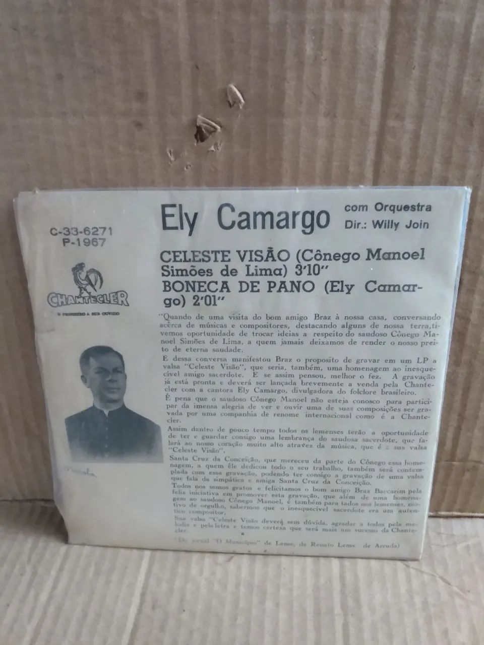 LP vinil Ely Camargo música Celeste Visão  - Foto 2