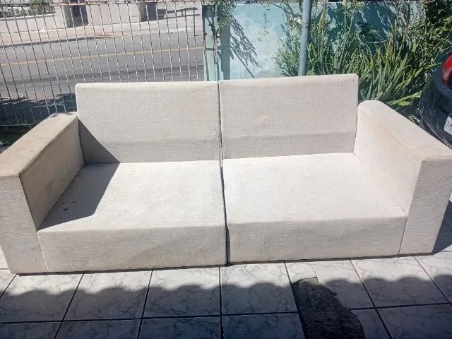 Sof á em linho entrega gratis - Foto 2