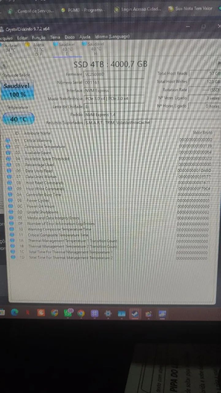 NVME 4 tb