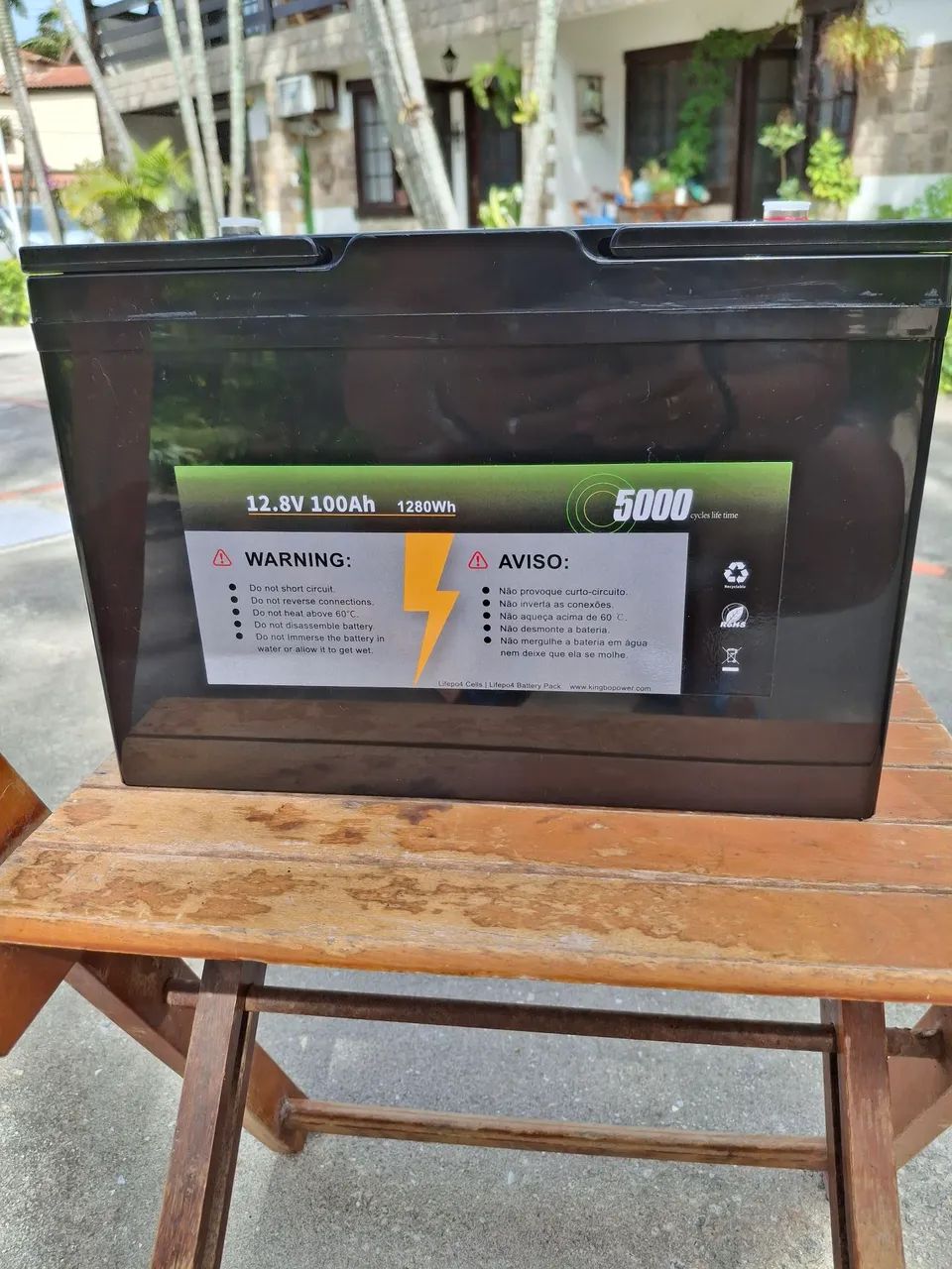 Vendo bateria de lítio kimbo lifepo4 12v.  - Foto 4