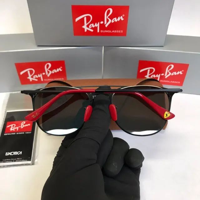 óculos de sol ray ban rb3601 azul  - Foto 4