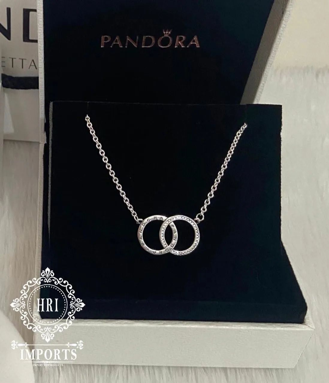 Colar Pandora dois círculos  - Foto 4