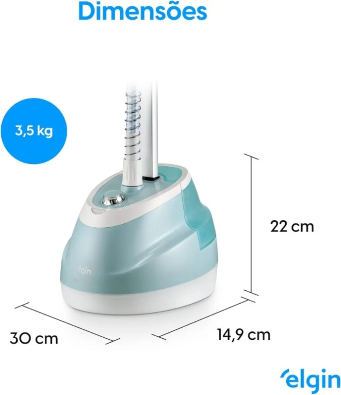 Passadeira de roupa a vapor Elgin