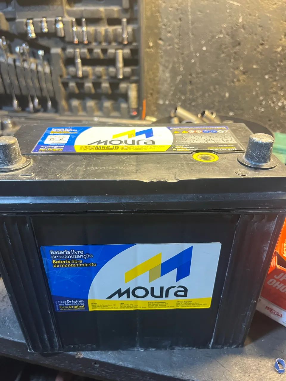 Bateria Honda usada boa  - Foto 2