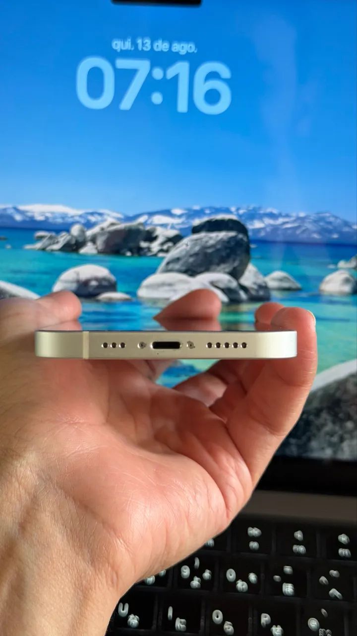 iPhone 12 256Gb Branco Novíssimo Aceito Parcelamento - Foto 5