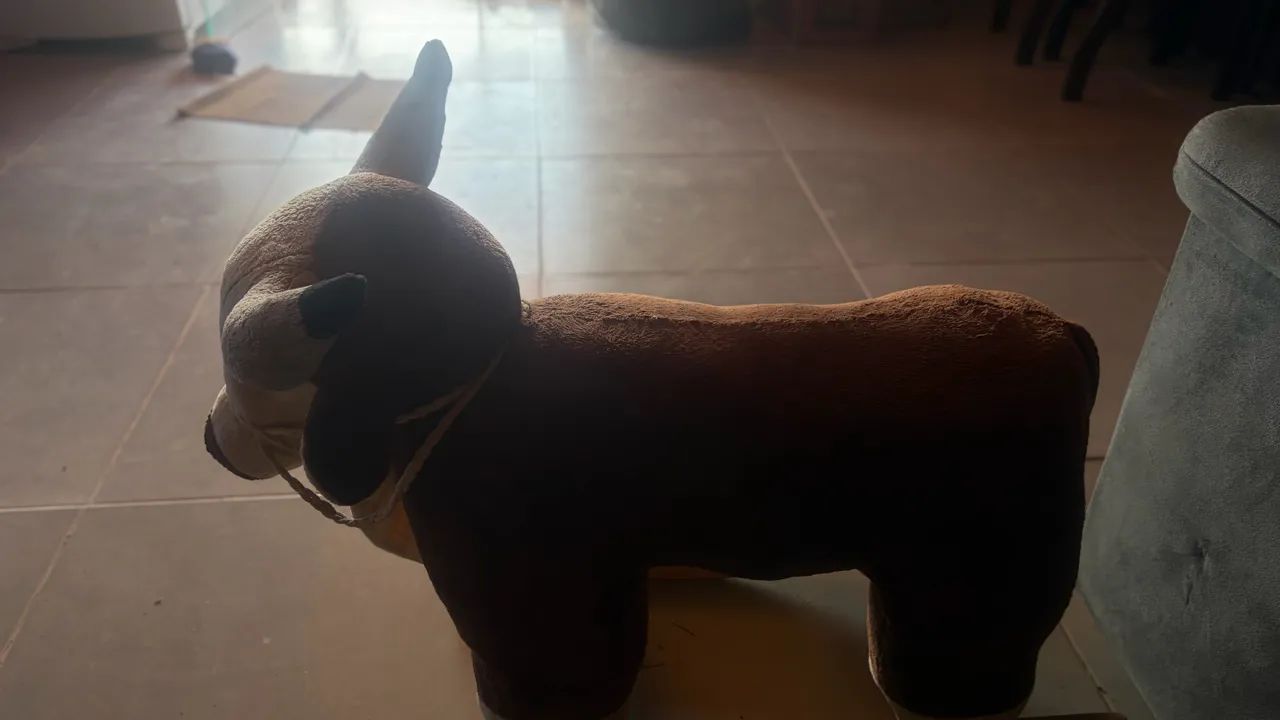 Boi de balanço em pelúcia  - Foto 5