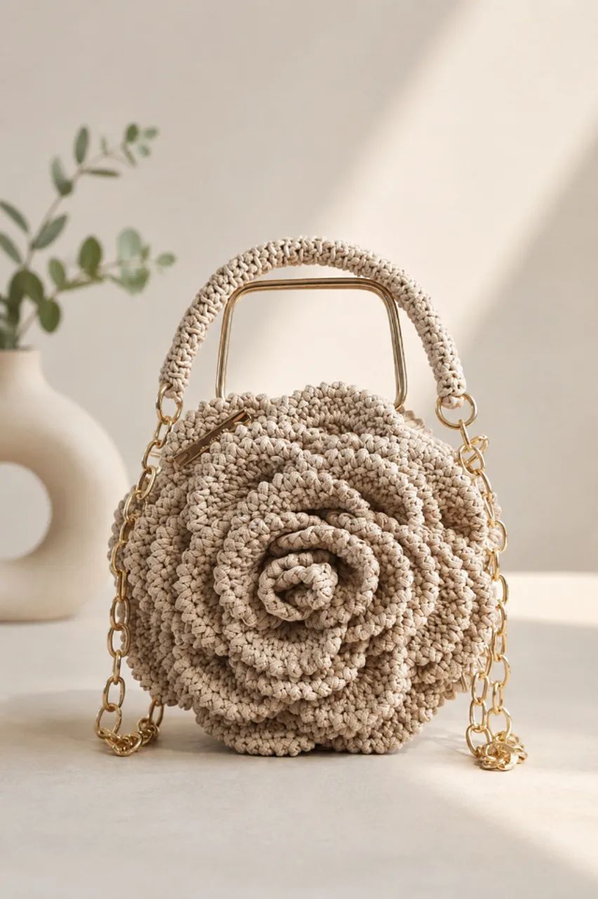 BOLSA DE CROCHÊ  - Foto 5