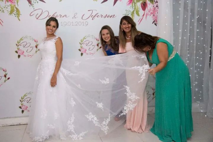 Vestido de noiva bordado