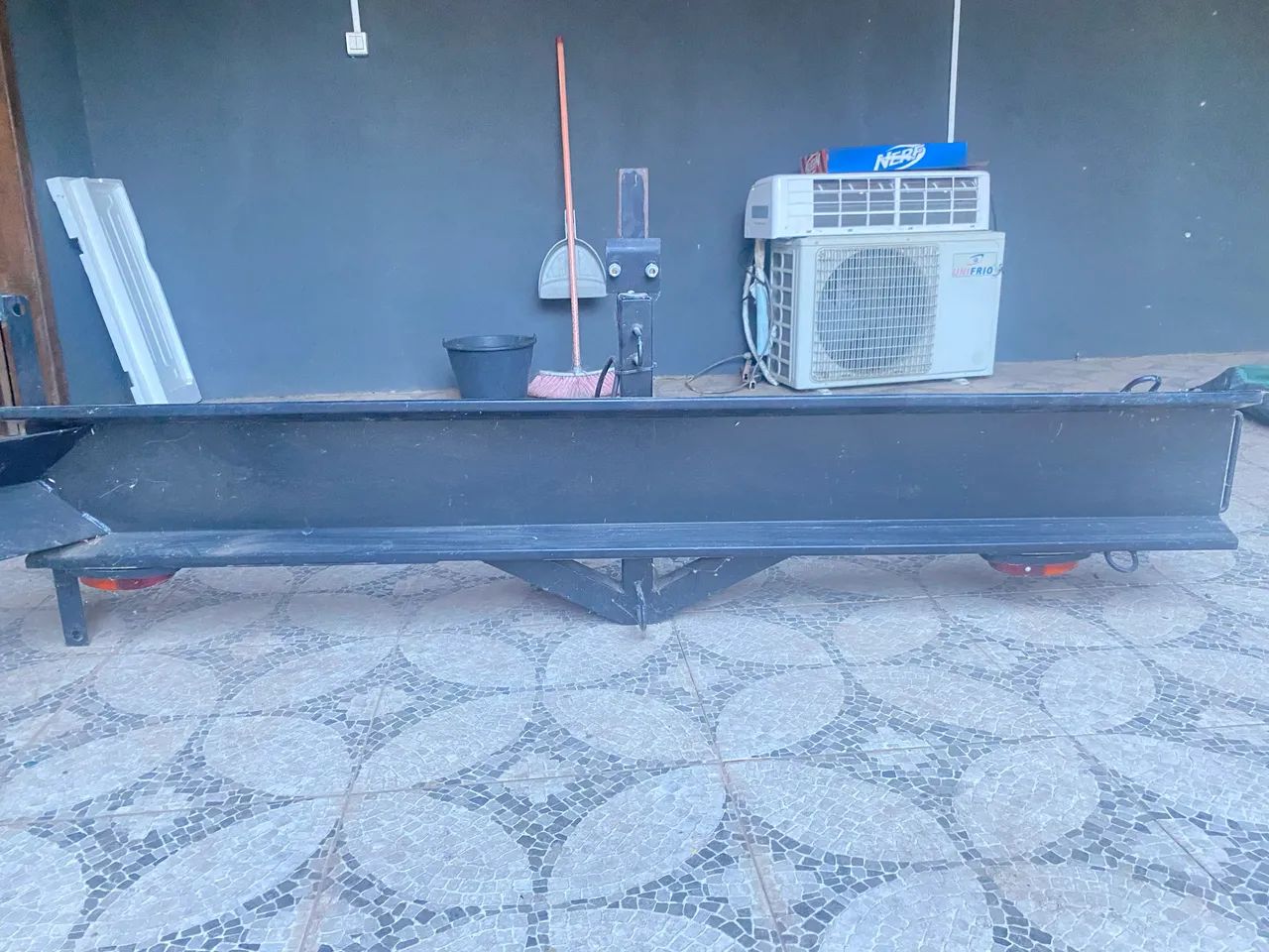 Plataforma / bagageiro para engate de carro - 1,95 m - reforçado para carga ou moto. - Foto 2