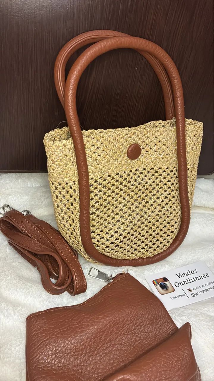 Bolsa de palha - Foto 2