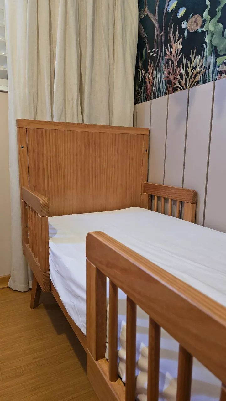 Berço Retrô Tulipa Baby - berço e cama - Foto 4