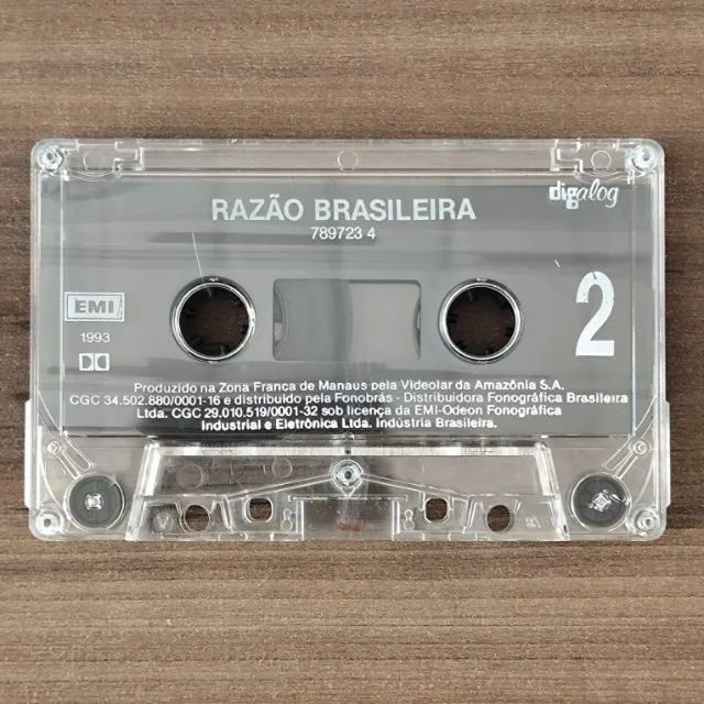 Fita K7 Razão Brasileira (1993) - Foto 4