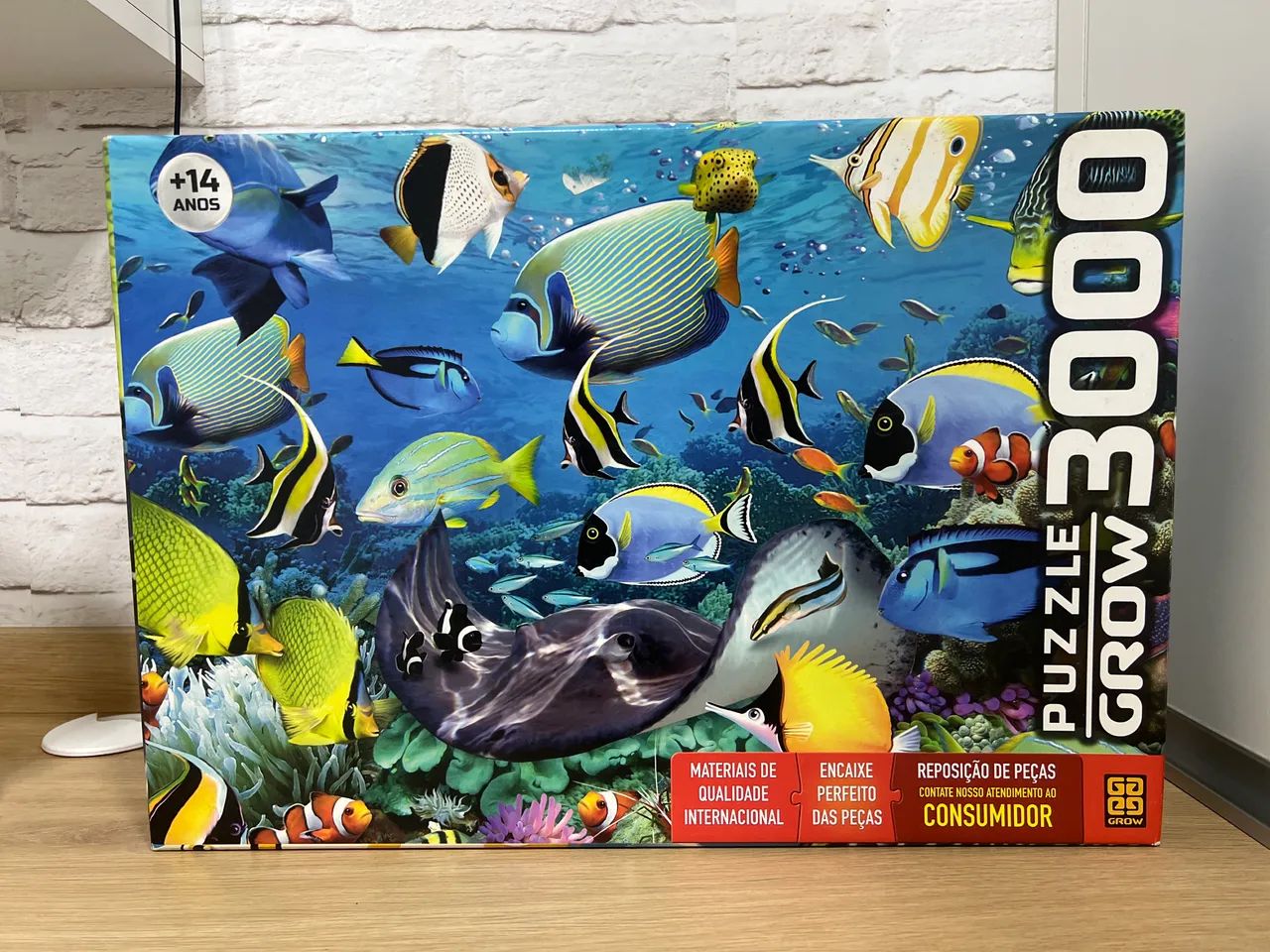 Quebra cabeça 3000 peças Fundo do Mar