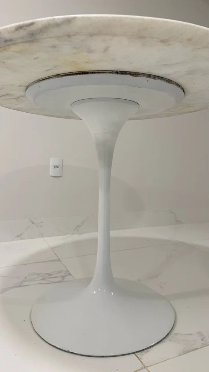 Mesa Mármore Carrara 90x90cm  - Foto 3
