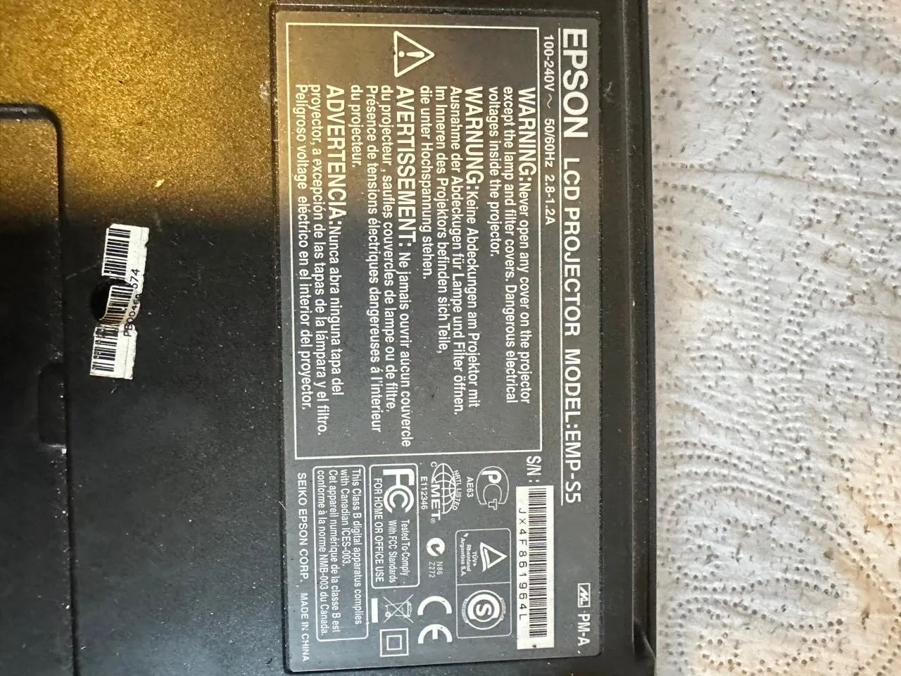 Projetor data show Epson S5+  - Foto 4