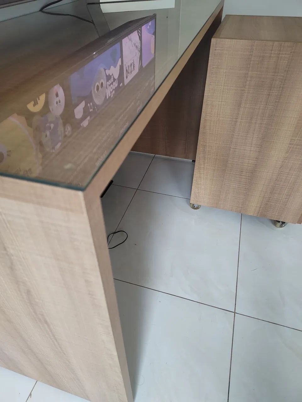 Escrivaninha e gaveteiro MDF  - Foto 2