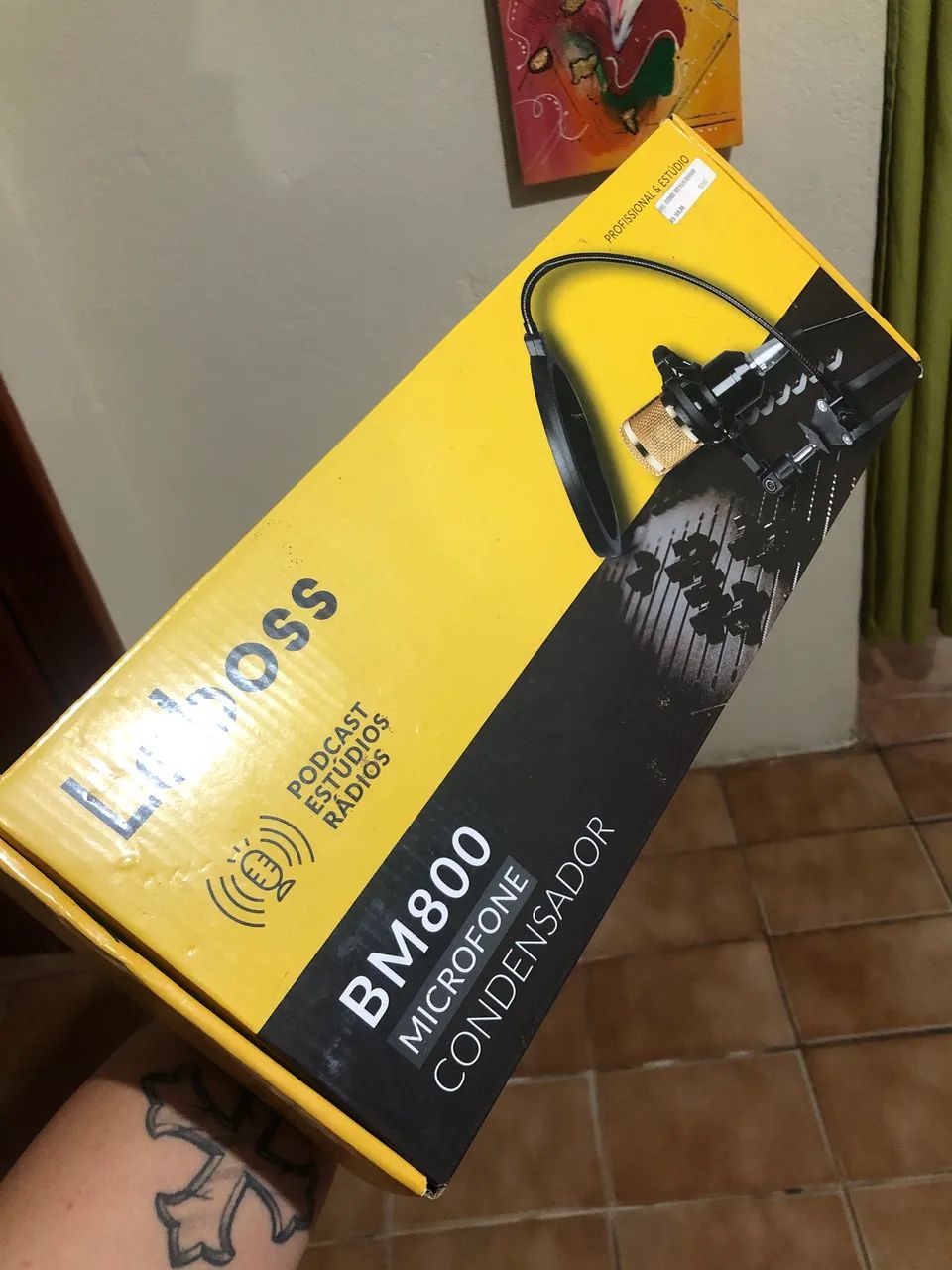 Microfone condensador