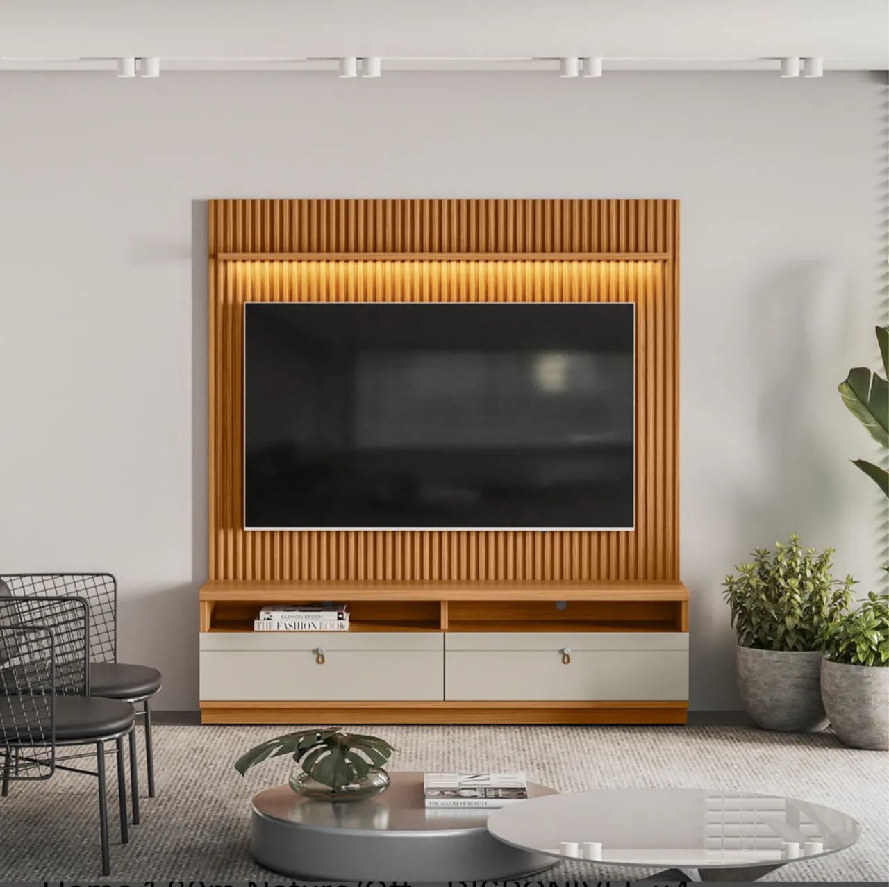 Conjunto para Sala com Painel e Módulos - Foto 2