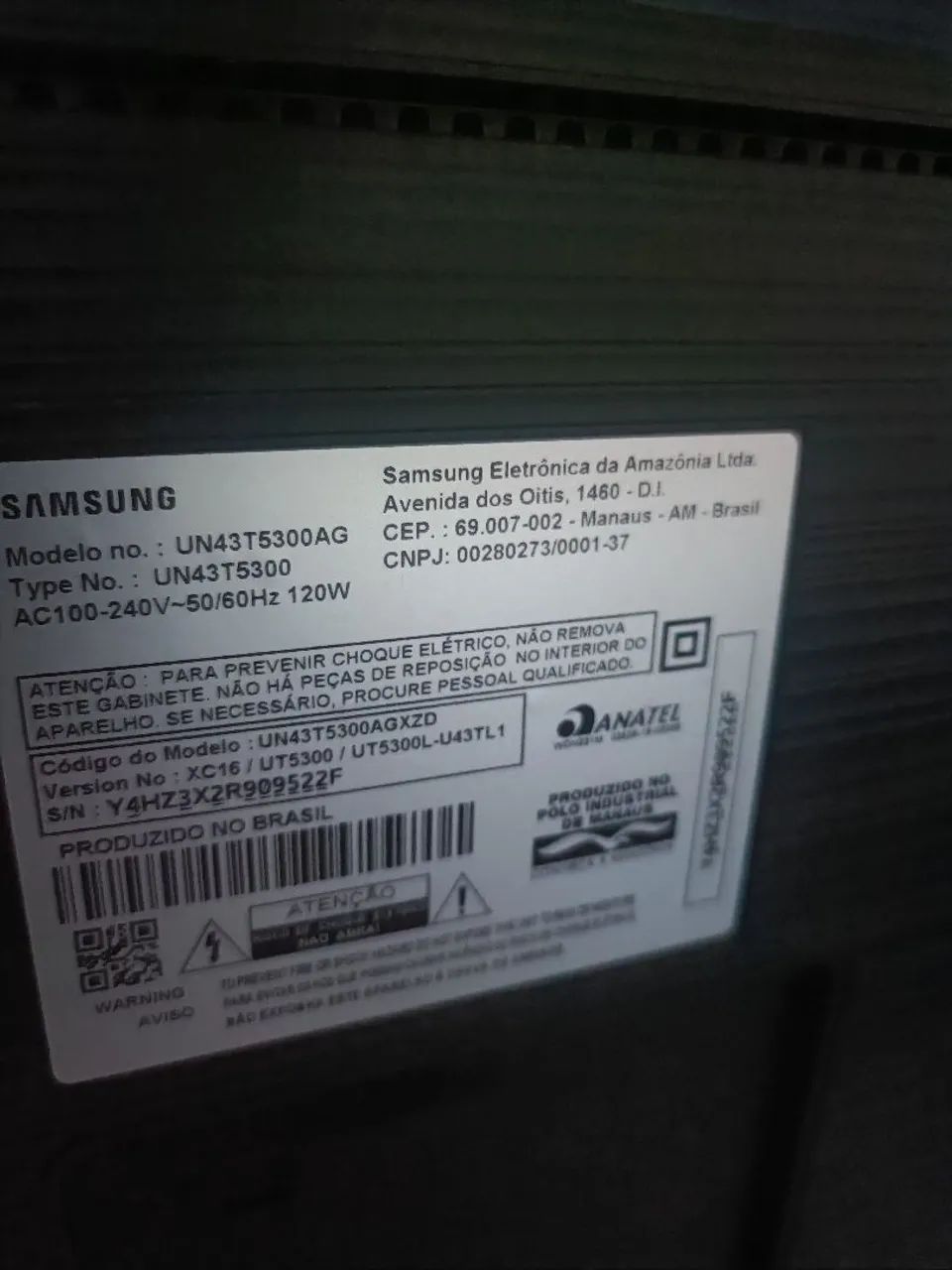 Smart tv 43 Samsung de barbada - Foto 3