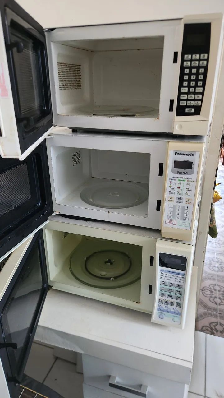 3 microondas com avarias - Foto 2
