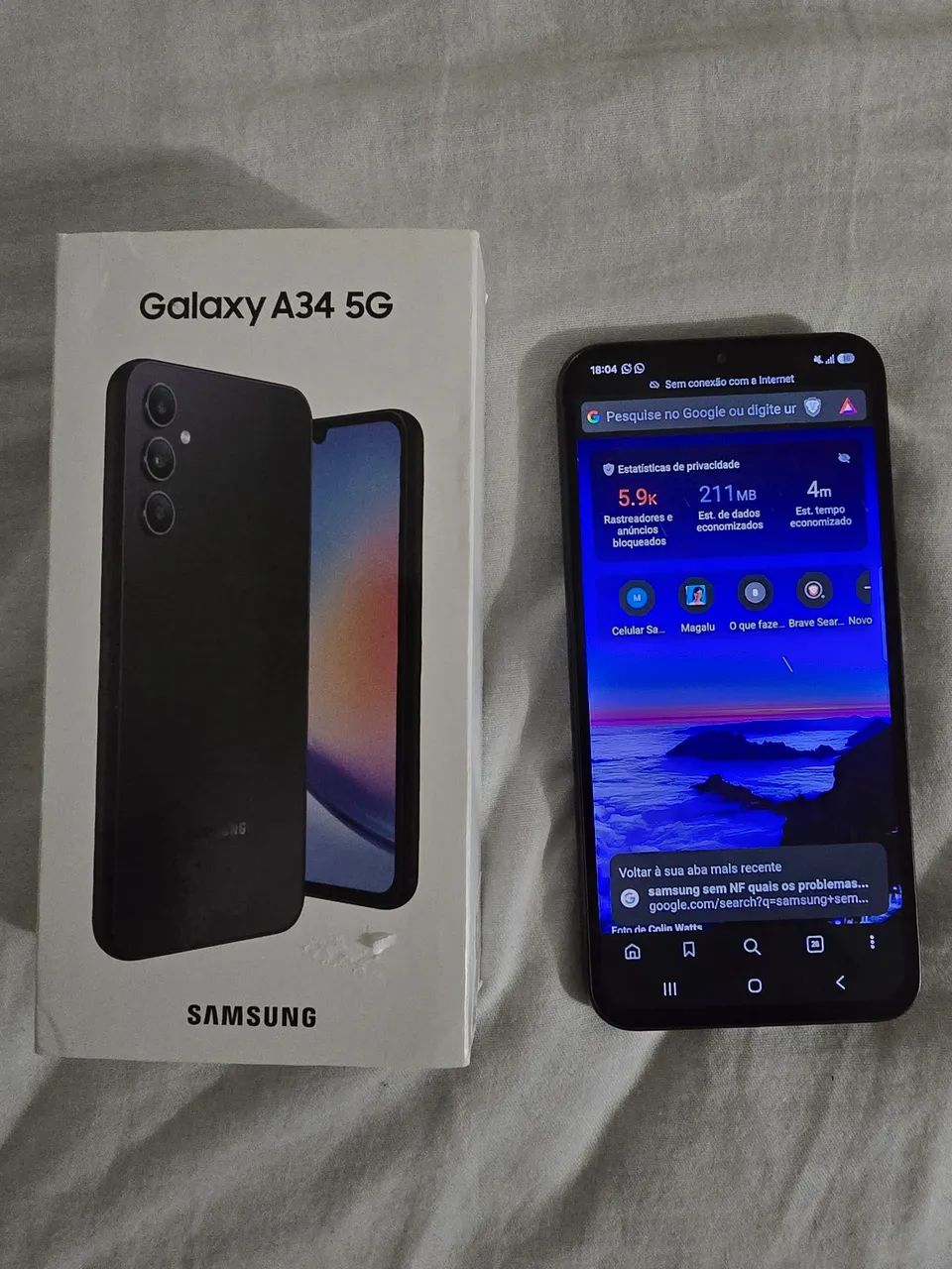 A34 5G ( sem carregador )