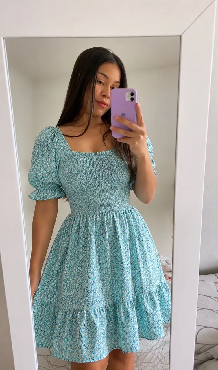 Vestido florido NOVO!