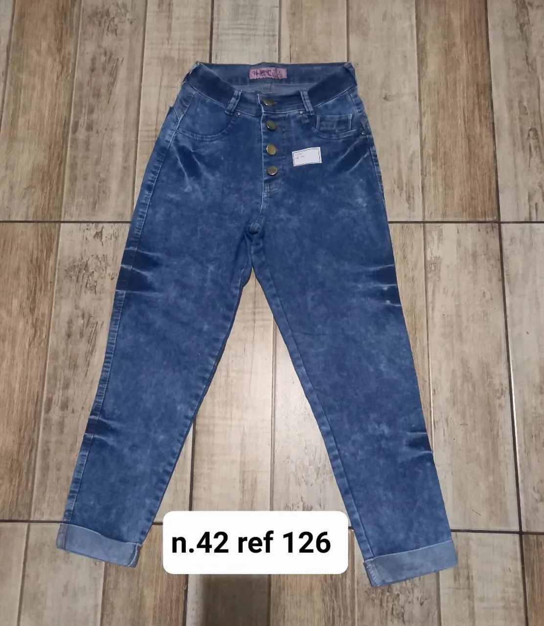 Calça Jeans feminina com elastano - Foto 5