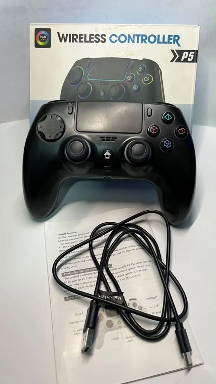 Controle pró para Ps5 e pc 