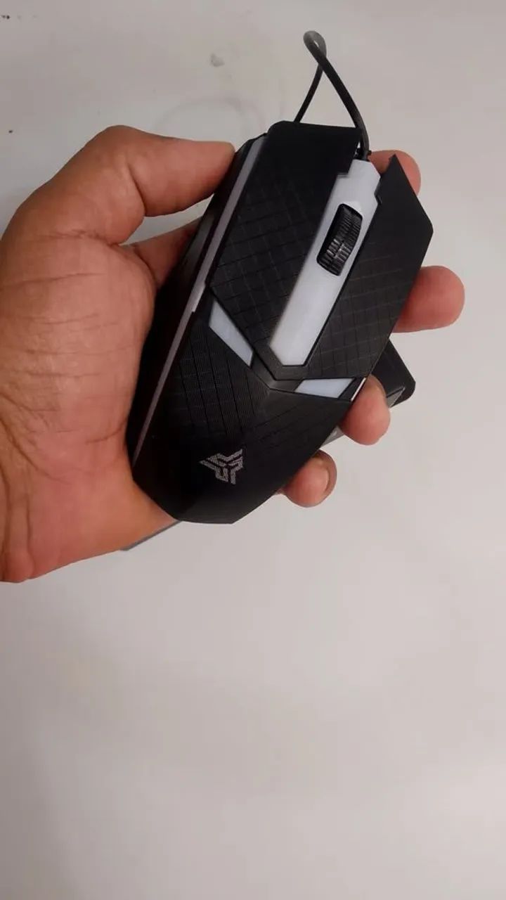 Mouse Gamer Simples RGB - Foto 4
