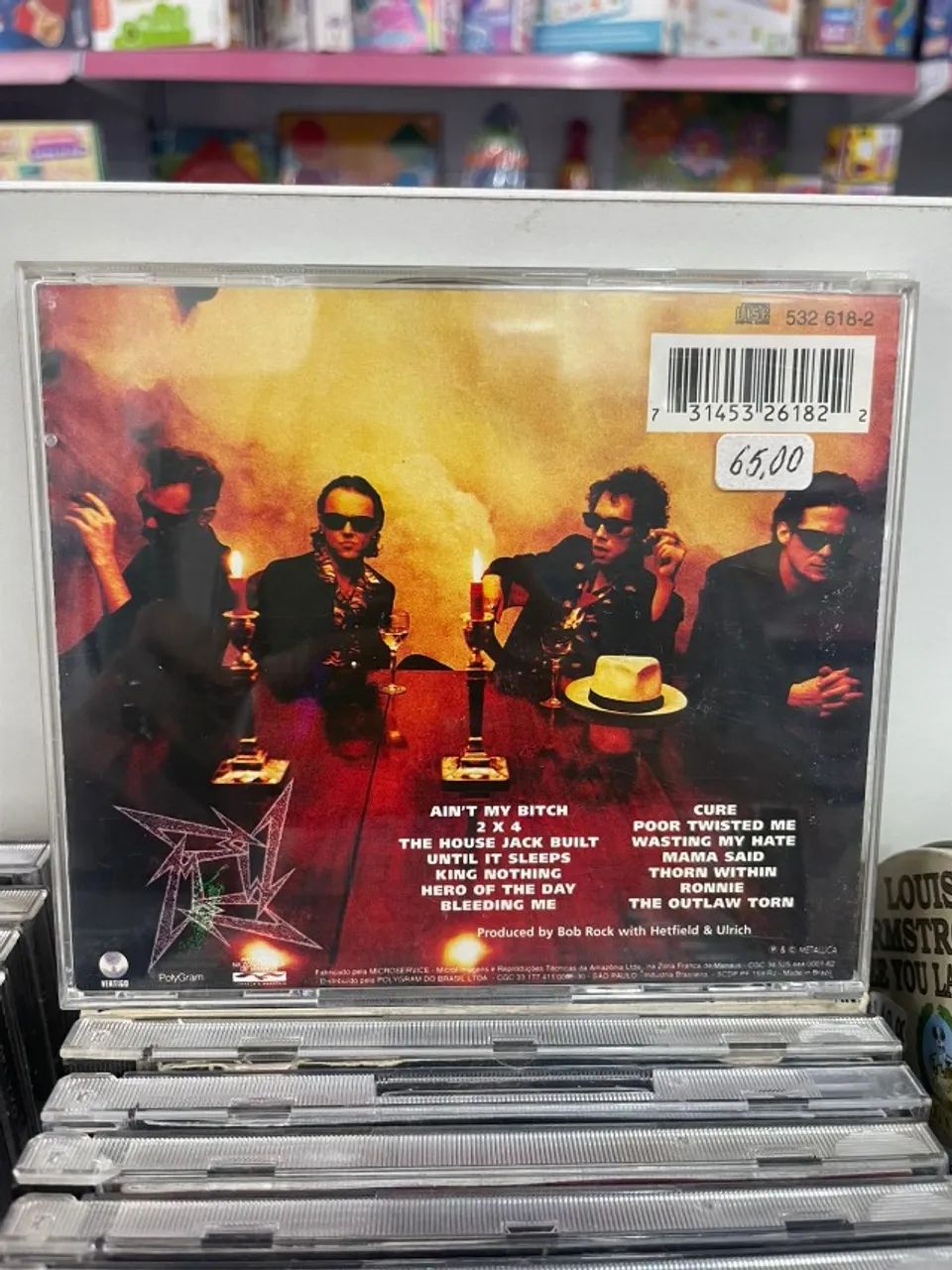 CD METALLICA - LOAD - ORIGINAL - CLÁSSICOS ANOS 90. - Foto 2