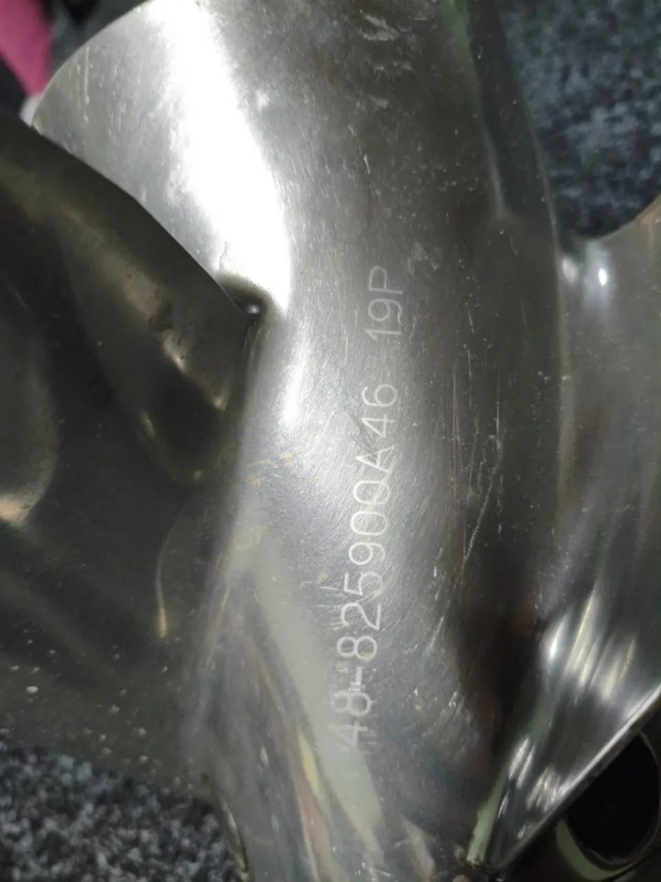 HÉLICE MERCURY LASER II INOX 19P - ORIGINAL - Foto 2