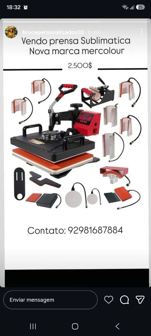 Prensa sublimatica nova