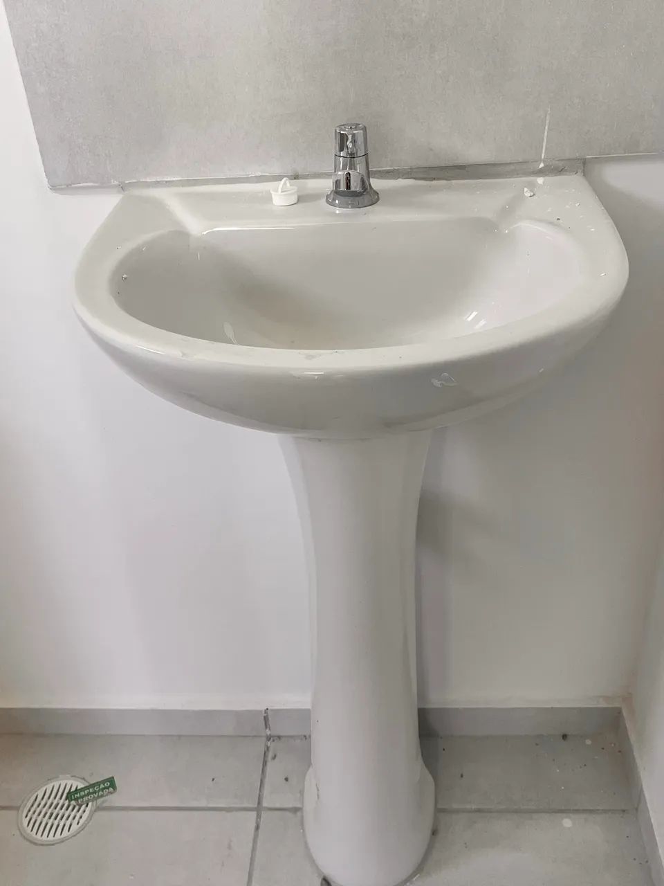 Celite - lavatório com coluna + torneira  - Foto 4