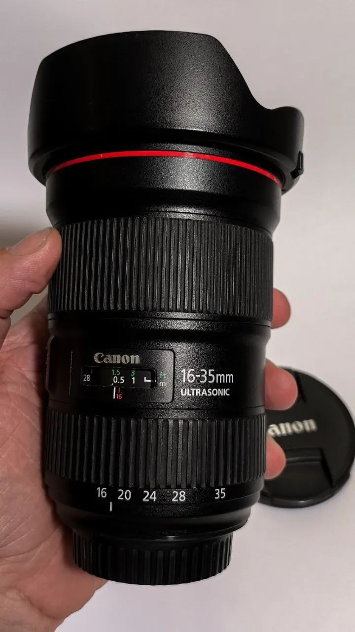 Lente Canon 16-35mm f 2.8 série L mark III USM (Excelente estado) - Foto 2