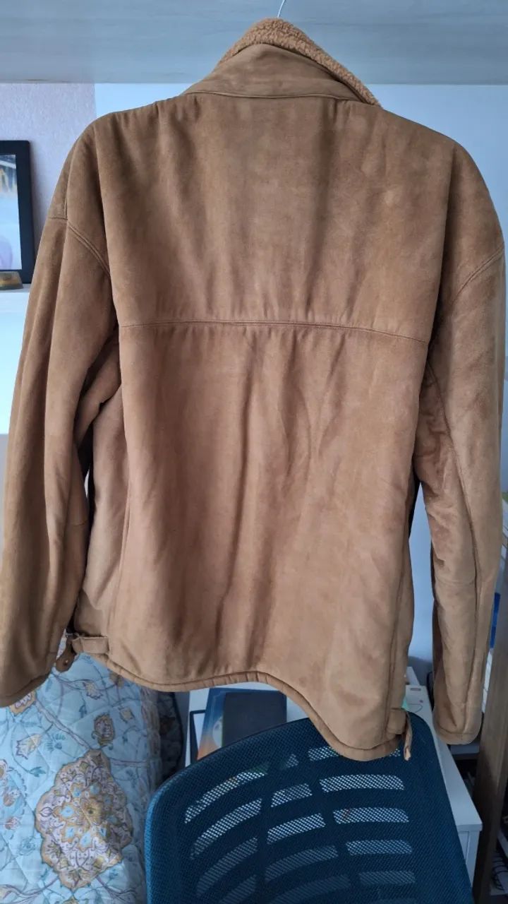 Casaco grosso marrom - Masculino - G - Foto 3