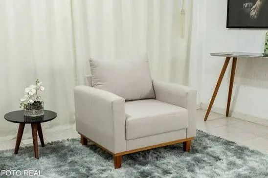 POLTRONA RUNA  LINHO. PRONTA ENTREGA. - Foto 3