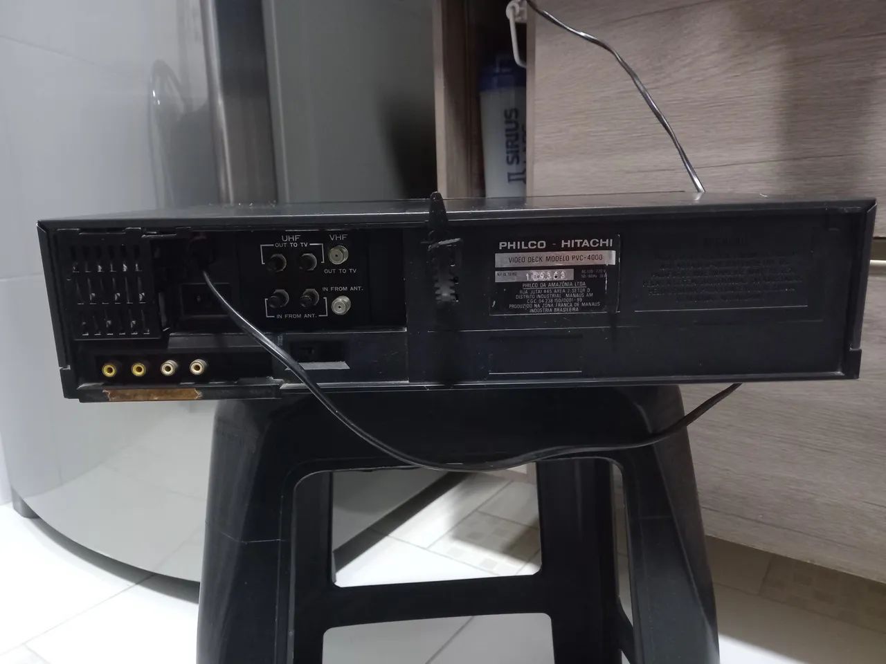 VÍDEO CASSETE PHILCO-HITACHI PVC-4000 - Foto 4