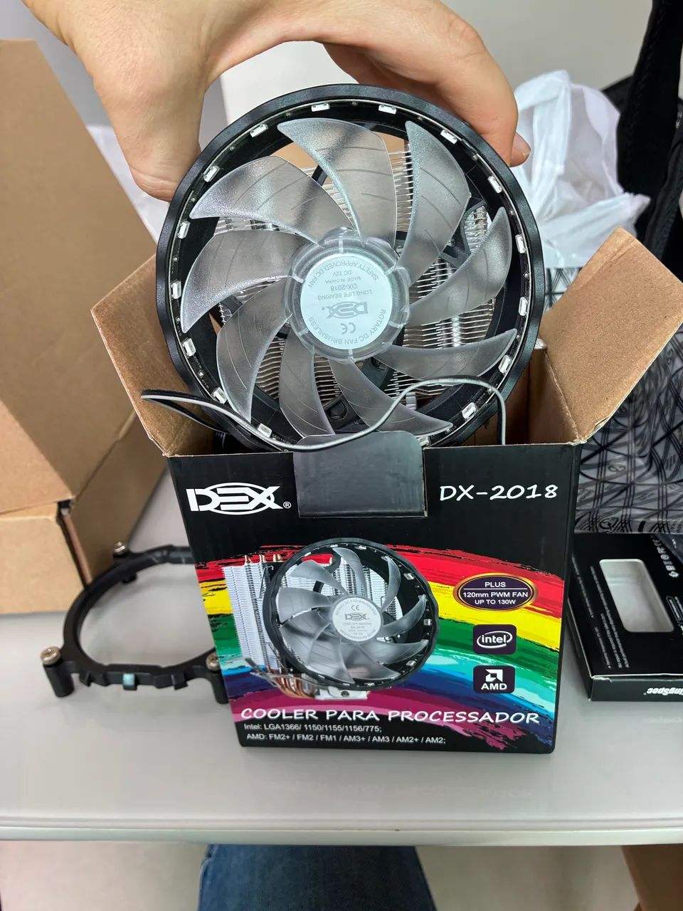 Kit placa mãe X99+ Processador Xeon E5-2660 v3+ Cooler - Foto 3