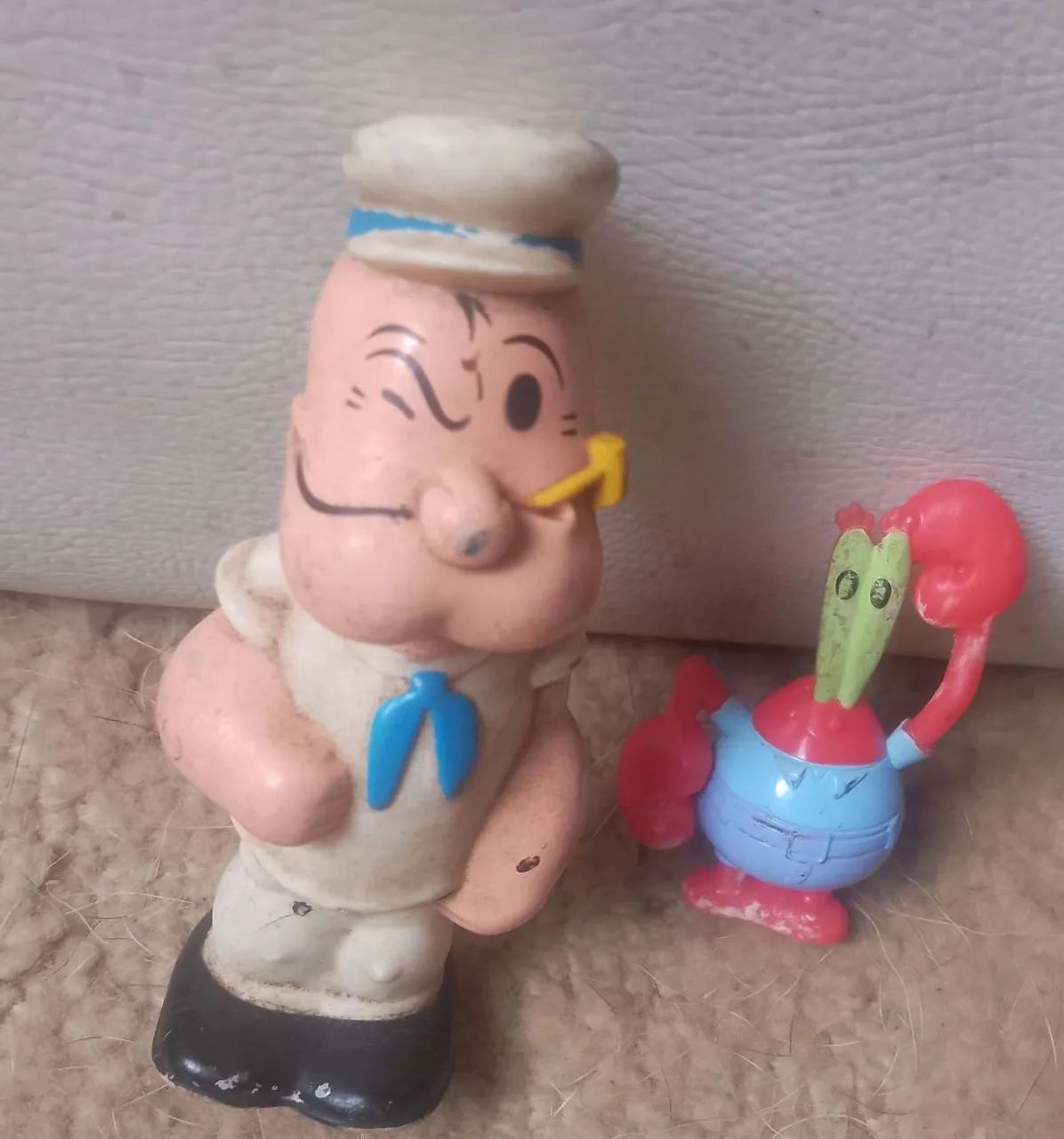 Boneco Popeye e Sirigueijo 