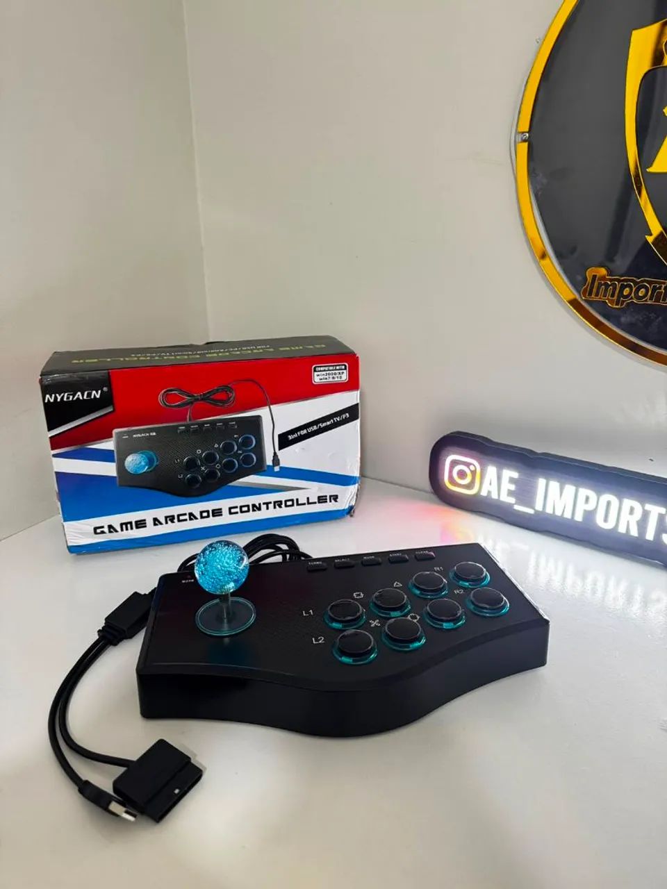 Controle arcade com fio  - Foto 4