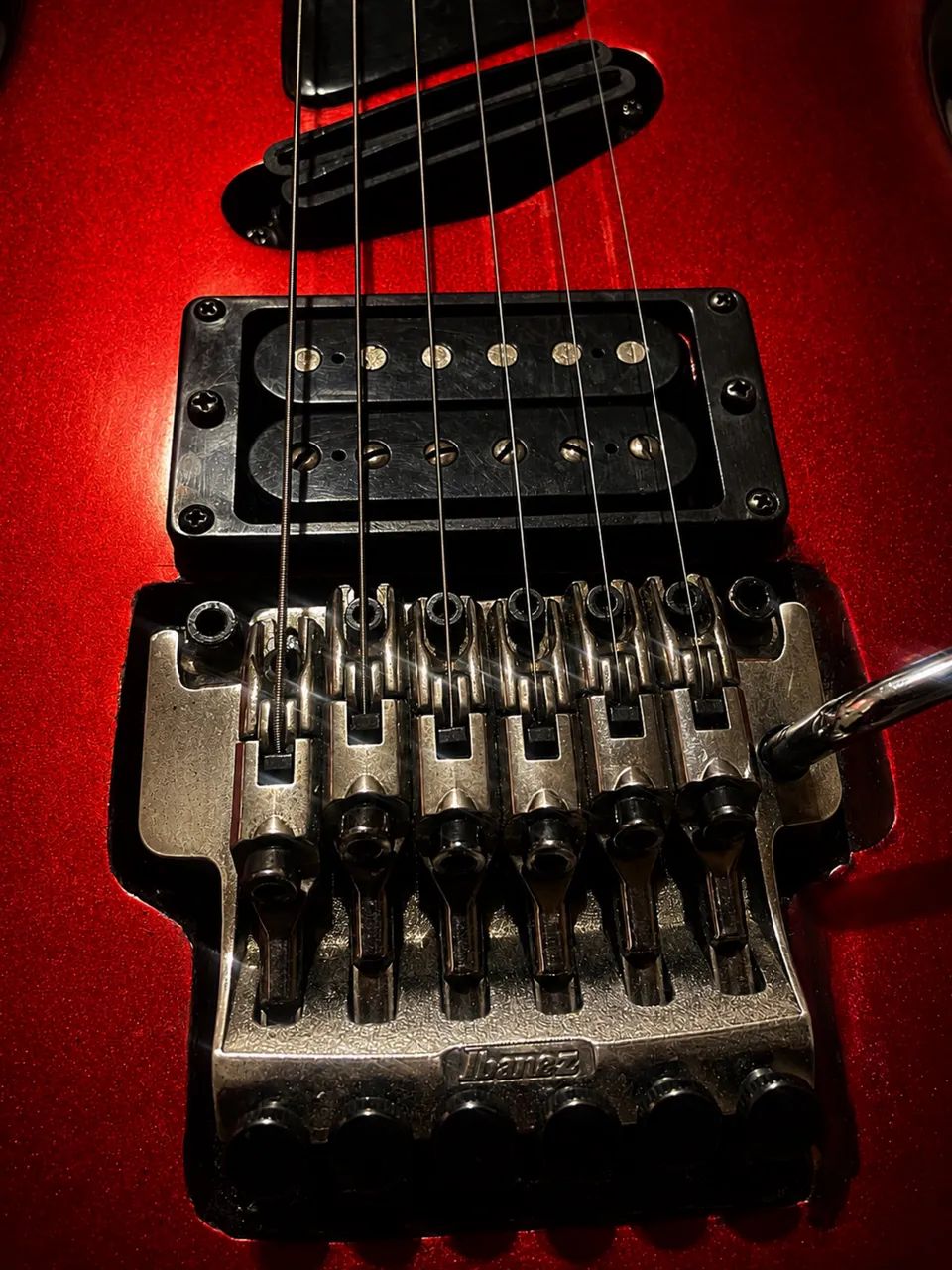 Guitarra com floyd rose ibanez  - Foto 4