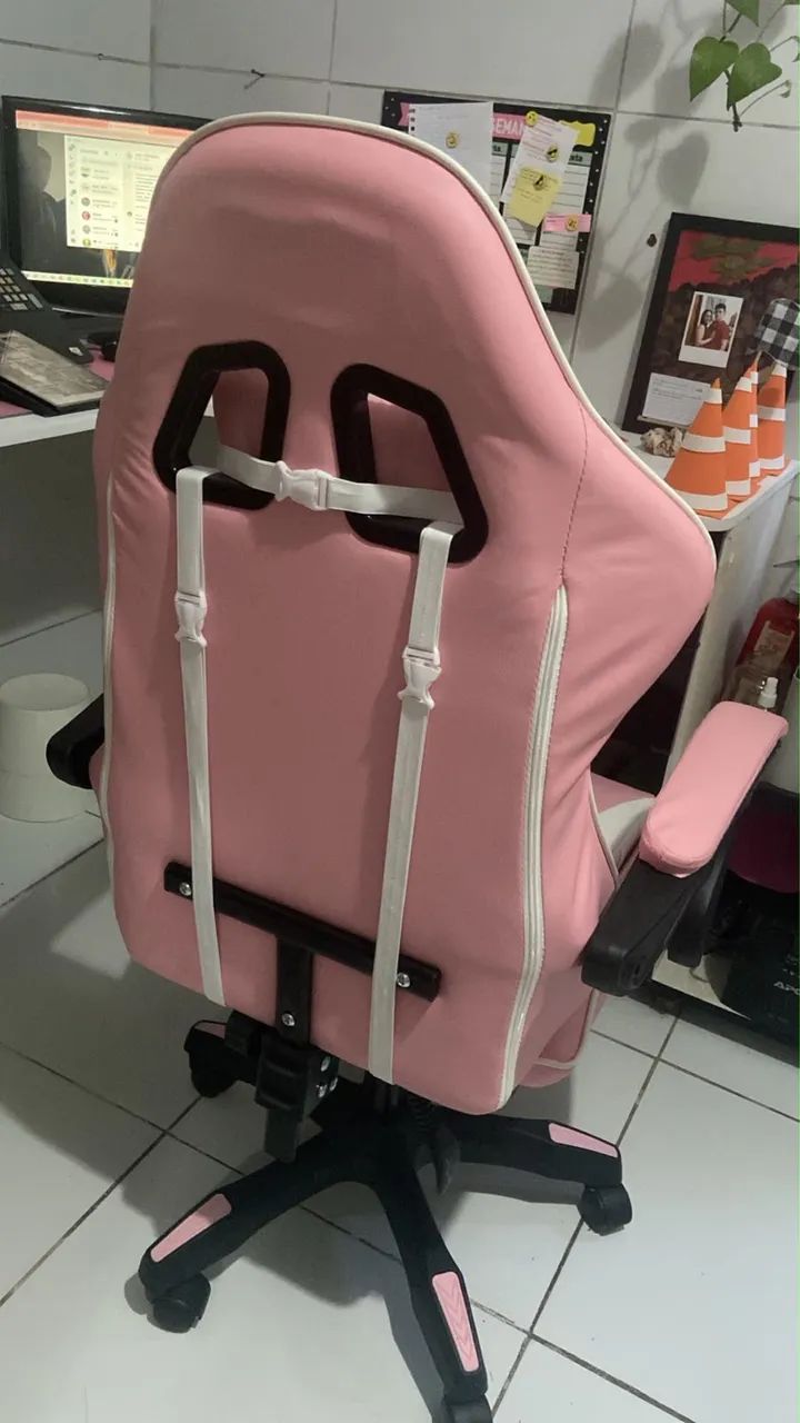 CADEIRA GAMER ROSA