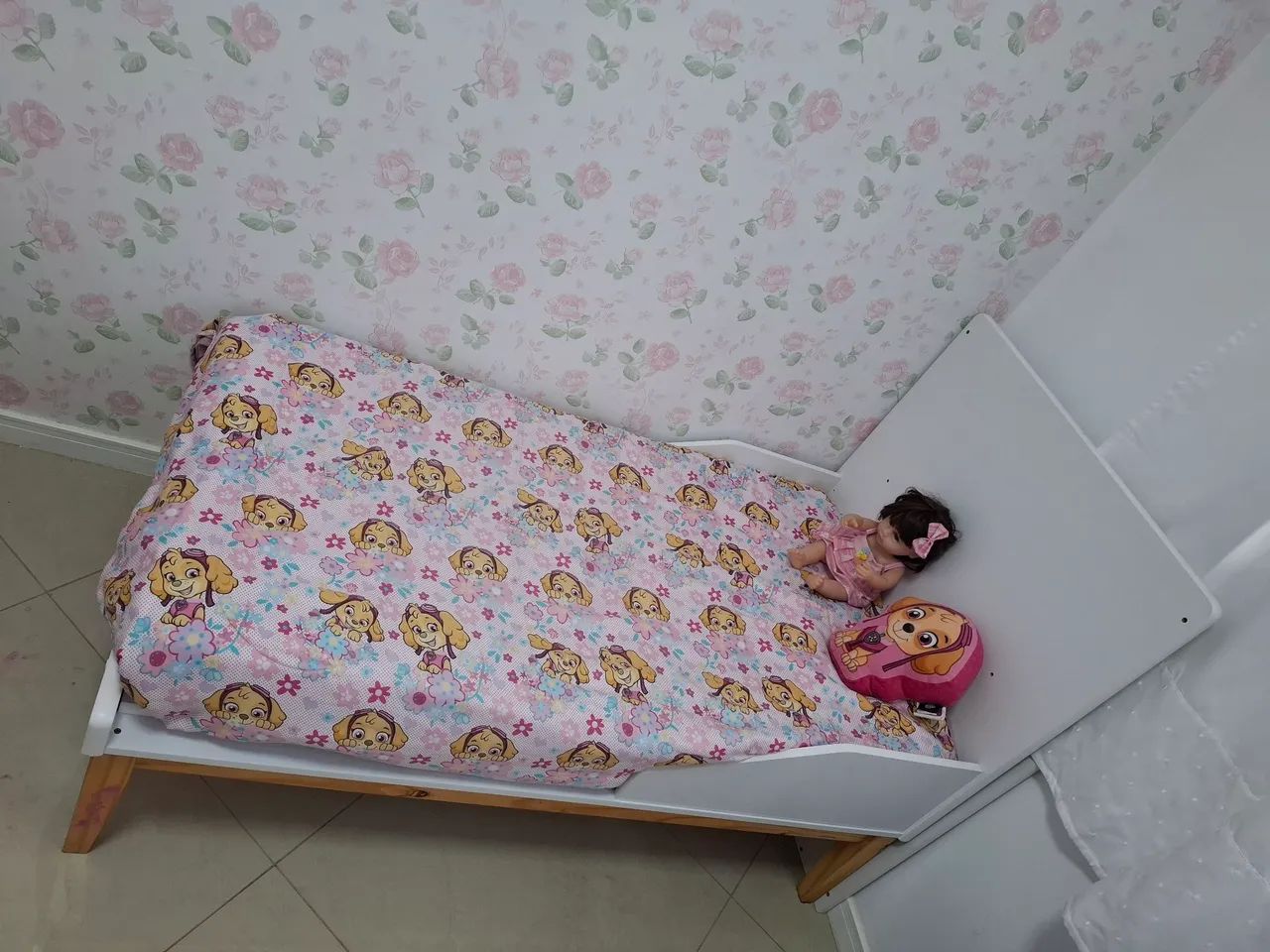 Berço cama infantil com colchão - Foto 3