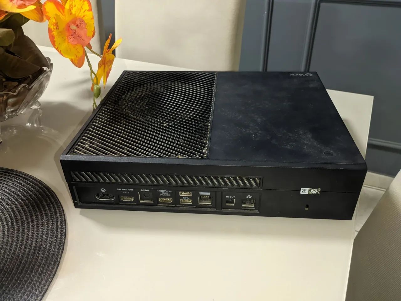 Xbox one FAT 500gb com placa Queimada (Fonte funcionando) - Foto 3