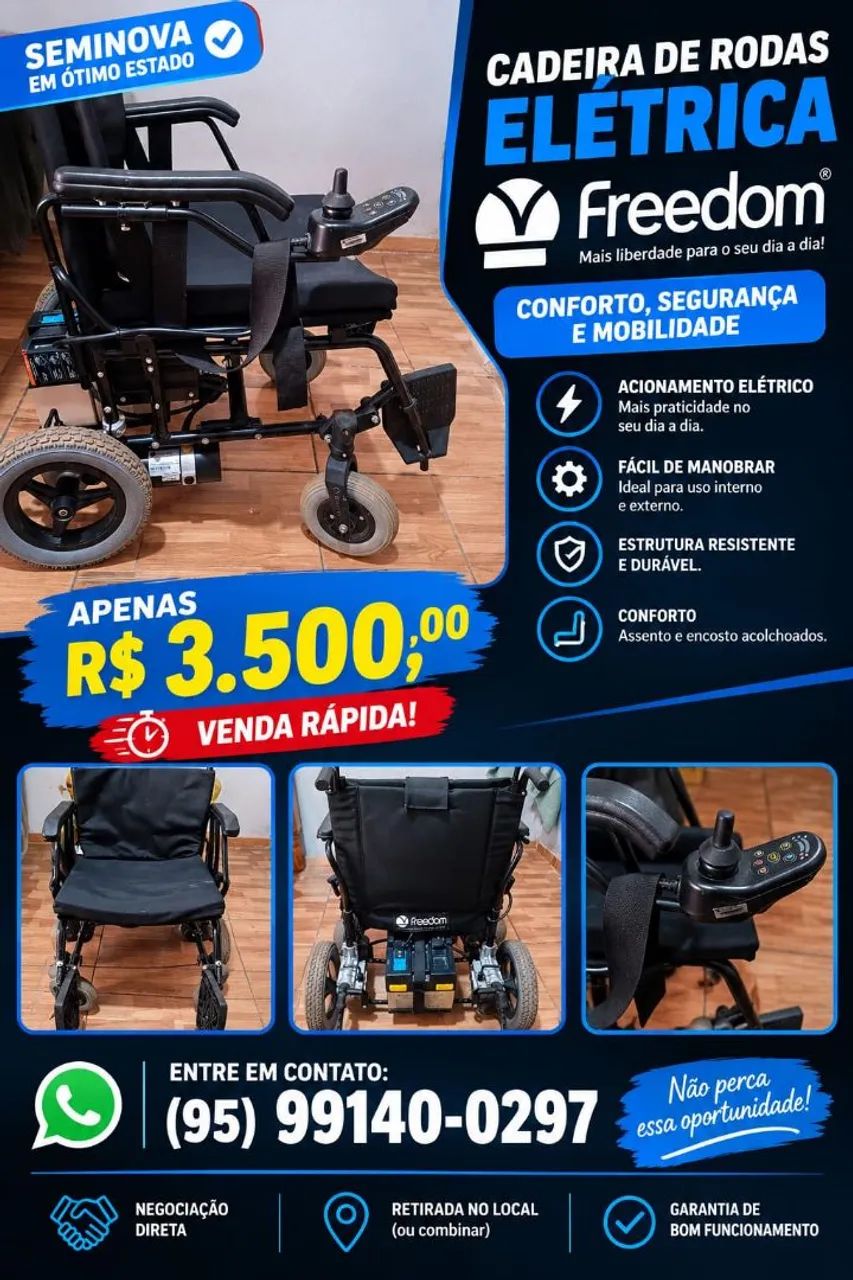 Cadeira de rodas motorizada 