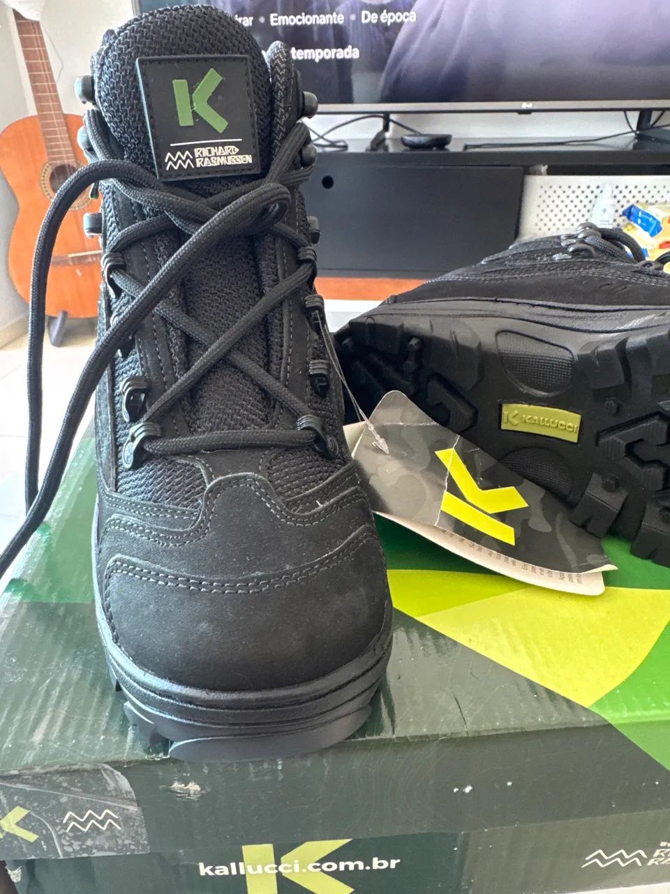 Bota Nobuck Kallucci TAM 35 Cor Preto