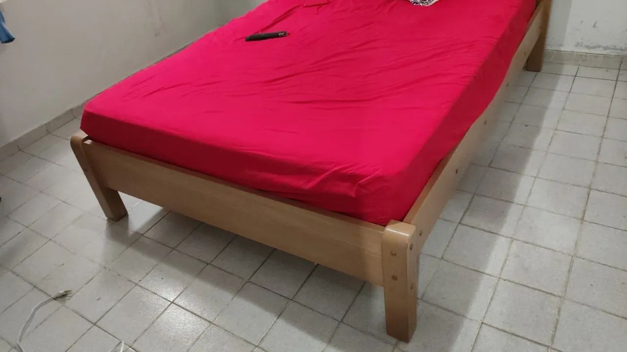 MÓVEIS PARA QUARTO - CAMA + GUARDA-ROUPA + CRIADO-MUDO - Foto 2